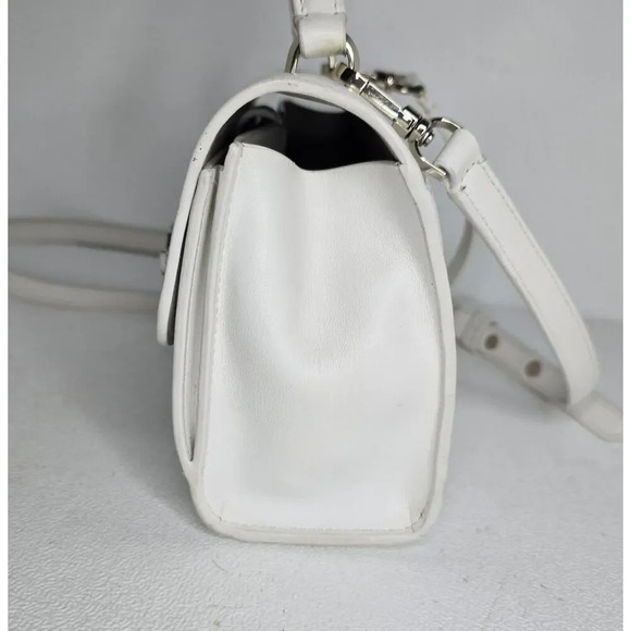Kate Spade Lovitt Firework Buckle Small Top-handle Bag In Optic White - Picture 6 of 12